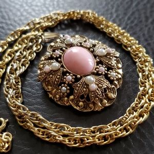 VTG Avon Cabochon Necklace (as seen in The Love Witch)